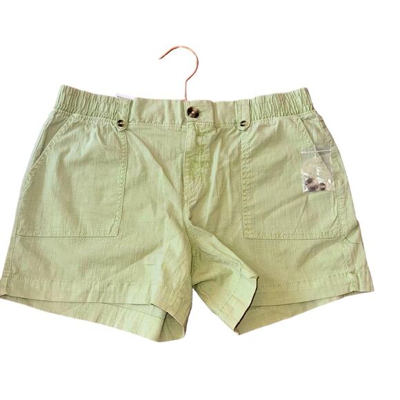 Sonoma Pants - Sonoma mid rise ultra comfort waistband women pale green shorts size 12
